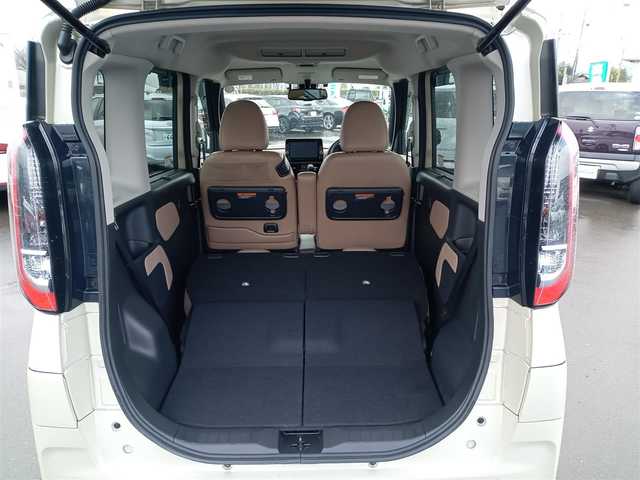 日産 ルークス ハイウェイスター X 福井県 2020(令2)年 4万km フローズンバニラパール 純正9インチディーラーオプションナビ/AM/FM/フルセグ/BT/CD/DVD/全方位カメラ/両側パワースライドドア/衝突被害軽減システム/前後コーナーセンサー/レーンキープアシスト/横滑り防止装置/盗難防止装置/標識検知/先行車発進告知/SOSボタン/前方ドライブレコーダー/ETC/ハーフレザーシート/ダブル＋サイドエアバッグ/カーテンエアバッグ/ステアリングリモコン/純正14インチAW/LEDヘッドライト/Fフォグ/スマートキー