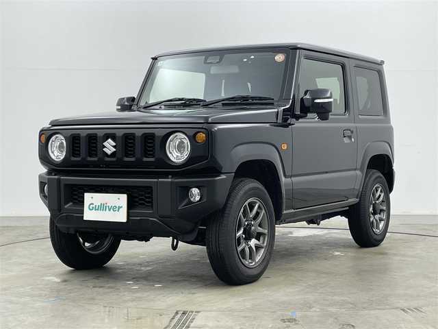 スズキ ジムニー XC 岡山県 2025(令7)年 0.2万km ブルーイッシュブラックパール3 クルーズコントロール　/ＬＥＤヘッドライト　/シートヒーター　/衝突軽減ブレーキ　/オートハイビーム　/オートライト　/フォグランプ　/純正１６インチアルミホイール　/社外フロアマット　/プッシュスタート　/スマートキー/アイドリングストップ/禁煙車/ダウンヒルアシスト