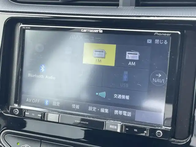 トヨタ アクア G 滋賀県 2019(令1)年 7.9万km ホワイトパールクリスタルシャイン 禁煙車/社外７インチナビ/（Bluetooth・SD・USB・AUX)/バックカメラ/クルーズコントロール/前後コーナーセンサー/レーンキープアシスト/プッシュスタート/オートマチックハイビーム/スマートキー/スペアキー/ビルトインＥＴＣ/電動格納ミラー/衝突被害軽減システム
