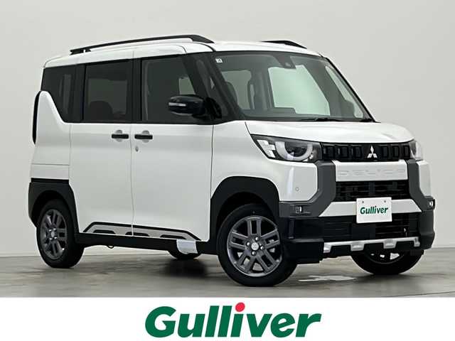三菱 デリカミニ T プレミアム 宮城県 2025(令7)年 0.1万km未満 アメジストブラック/シルキーホワイト ４ＷＤ/純正９インチナビ/(AM/FM/BT/Apple CarPlay/Android Auto)/全方位モニター/両側パワースライドドア/デジタルルームミラー/ステアリングヒーター/シートヒーター/ｅ－Ａｓｓｉｓｔ/・レーダークルーズコントロール/・車線維持支援機能/・衝突被害軽減ブレーキシステム/・踏み間違い衝突防止アシスト/・標識認識システム/・先行車発進通知/・ふらつき警報/・横滑り防止装置/・ヒルスタートアシスト/・オートマチックハイビーム/スペアキー×1/オートライト/LEDライト/ヘッドライトレベライザー/フォグランプ/電動パーキングブレーキ/前後コーナーセンサー/純正15インチアルミホイール/ステアリングスイッチ/レザーステアリング/ハーフレザーシート/プッシュスタート/サイドデカール