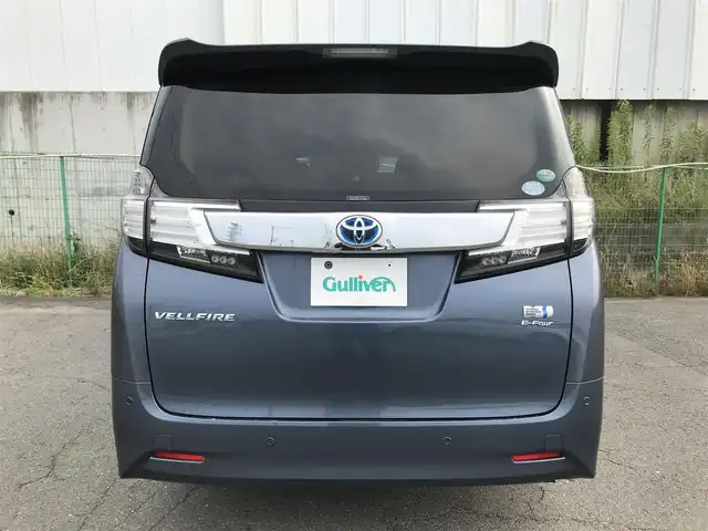トヨタ ヴェルファイア ハイブリット X 富山県 2015(平27)年 9.8万km グレイッシュブルーマイカメタリック 〇純正ナビ/〇フルセグTV/〇Bluetooth/〇パノラミックビューモニター/〇ビルトインETC/〇ドライブレコーダー/〇パワースライドドア（両側）/〇クルーズコントロール/○コーナーセンサー/〇LEDヘッドランプ/〇オートライト/〇フォグランプ/〇純正16インチアルミ/〇革巻きステアリングホイール/〇前後左右独立オートエアコン/〇スマートエントリー/〇禁煙車