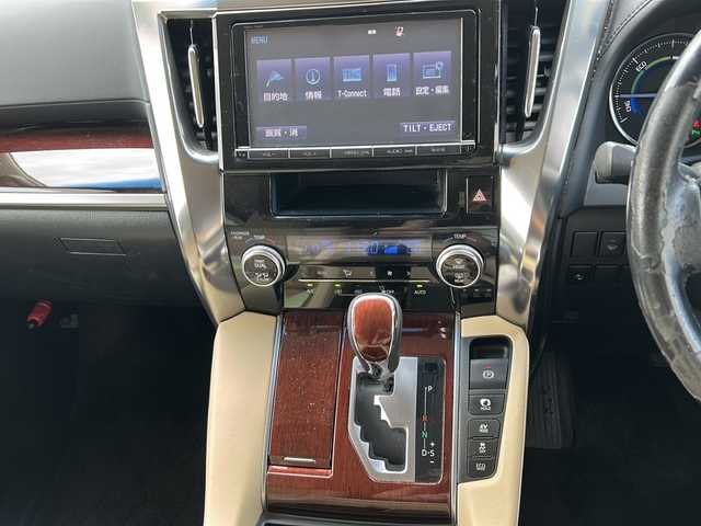 トヨタ ヴェルファイア ハイブリット X 富山県 2015(平27)年 9.8万km グレイッシュブルーマイカメタリック 〇純正ナビ/〇フルセグTV/〇Bluetooth/〇パノラミックビューモニター/〇ビルトインETC/〇ドライブレコーダー/〇パワースライドドア（両側）/〇クルーズコントロール/○コーナーセンサー/〇LEDヘッドランプ/〇オートライト/〇フォグランプ/〇純正16インチアルミ/〇革巻きステアリングホイール/〇前後左右独立オートエアコン/〇スマートエントリー/〇禁煙車