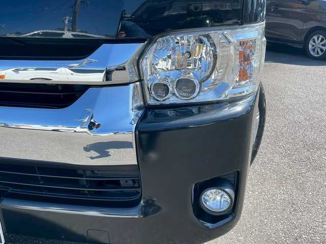 トヨタ ハイエース 宮崎県 2019(令1)年 7.8万km 黒 カロッツェリアメモリーナビ　/シートカバー　/社外フリップダウンモニター　/社外フロント・左フロントカメラ/ＥＴＣ　/片側パワースライド　/オートハイビーム　/ドアバイザー　/社外フロアマット