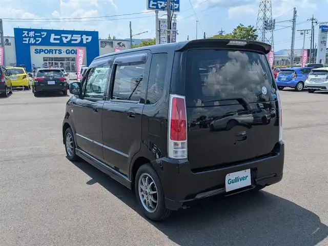 スズキ ワゴンＲ FX－S LTD 福井県 2006(平18)年 8.7万km ブルーイッシュブラックパール3 盗難防止装置/イクリプス7インチHDDナビ/フルセグテレビ/純正フロアマット/ダブルエアバッグ/リモコンキー/保証書・取説