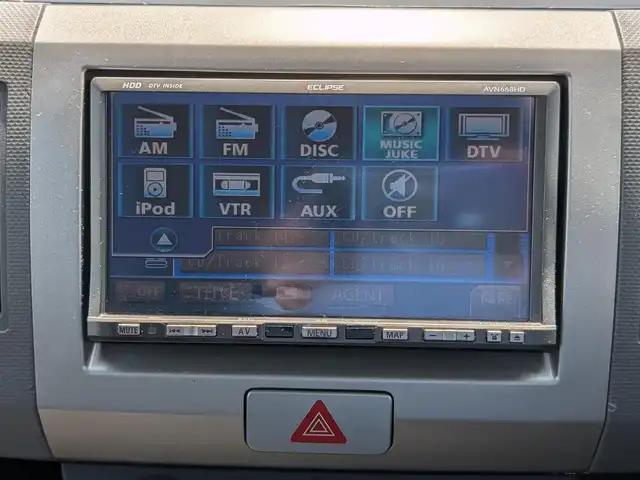 スズキ ワゴンＲ FX－S LTD 福井県 2006(平18)年 8.7万km ブルーイッシュブラックパール3 盗難防止装置/イクリプス7インチHDDナビ/フルセグテレビ/純正フロアマット/ダブルエアバッグ/リモコンキー/保証書・取説