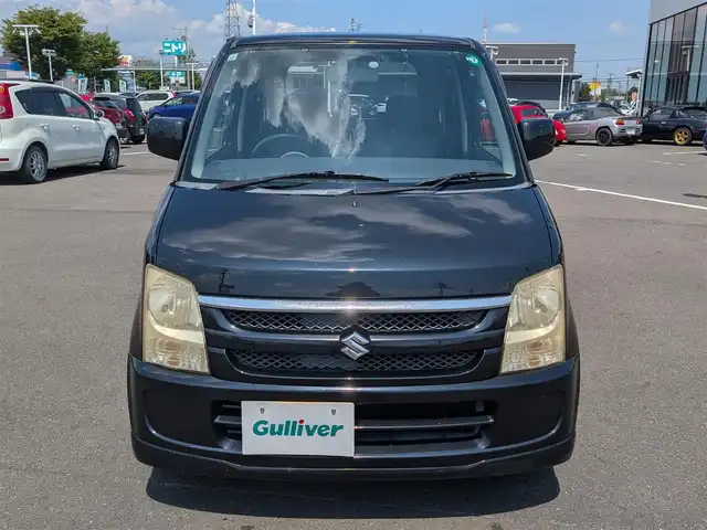 スズキ ワゴンＲ FX－S LTD 福井県 2006(平18)年 8.7万km ブルーイッシュブラックパール3 盗難防止装置/イクリプス7インチHDDナビ/フルセグテレビ/純正フロアマット/ダブルエアバッグ/リモコンキー/保証書・取説