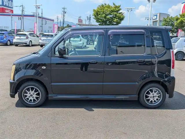 スズキ ワゴンＲ FX－S LTD 福井県 2006(平18)年 8.7万km ブルーイッシュブラックパール3 盗難防止装置/イクリプス7インチHDDナビ/フルセグテレビ/純正フロアマット/ダブルエアバッグ/リモコンキー/保証書・取説