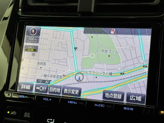 トヨタ プリウス S ツーリングセレクション 福岡県 2017(平29)年 6.1万km ホワイトパールクリスタルシャイン 純正９型ナビ／フルセグＴＶ　/バックカメラ　/前方ドライブレコーダー　/コーナーセンサー　/プッシュスタート　/横滑り防止装置　/シートヒーター　/電動格納式ドアミラー　/純正フロアマット　/純正１７インチＡＷ
