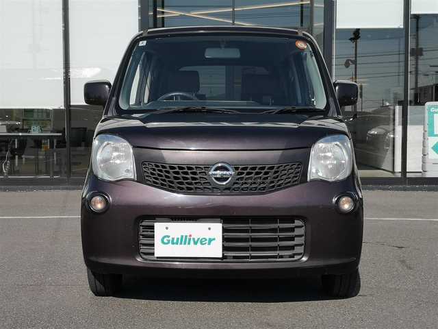 日産 モコ S 茨城県 2012(平24)年 5.7万km アーバンブラウン 社外ナビ/【AM・FM・CD・DVD・TV・SD・iPod・USB・BT・VTR】/ヘッドライトレベライザー/ハロゲンライト/純正フロアマット/純正ホイールカバー/電格ミラー