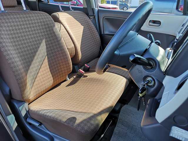 日産 モコ S 茨城県 2012(平24)年 5.7万km アーバンブラウン 社外ナビ/【AM・FM・CD・DVD・TV・SD・iPod・USB・BT・VTR】/ヘッドライトレベライザー/ハロゲンライト/純正フロアマット/純正ホイールカバー/電格ミラー