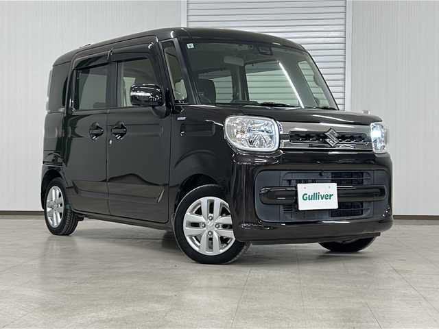 スズキ スペーシア HYBRID X 熊本県 2019(令1)年 5.8万km アーバンブラウンパールメタリック 社外ナビ(Bluetooth/フルセグTV/CD・DVD/ラジオ)/バックカメラ/360度カメラ/ETC/両側パワースライドドア/コーナーセンサー/横滑り防止装置/レーンアシスト/衝突被害軽減システム」/D席シートヒーター/純正フロアマット/純正14インチアルミホイール/LEDヘッドライト/スマートキー/スペアキー