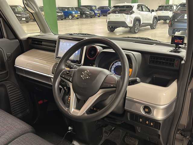 スズキ スペーシア HYBRID X 熊本県 2019(令1)年 5.8万km アーバンブラウンパールメタリック 社外ナビ(Bluetooth/フルセグTV/CD・DVD/ラジオ)/バックカメラ/360度カメラ/ETC/両側パワースライドドア/コーナーセンサー/横滑り防止装置/レーンアシスト/衝突被害軽減システム」/D席シートヒーター/純正フロアマット/純正14インチアルミホイール/LEDヘッドライト/スマートキー/スペアキー