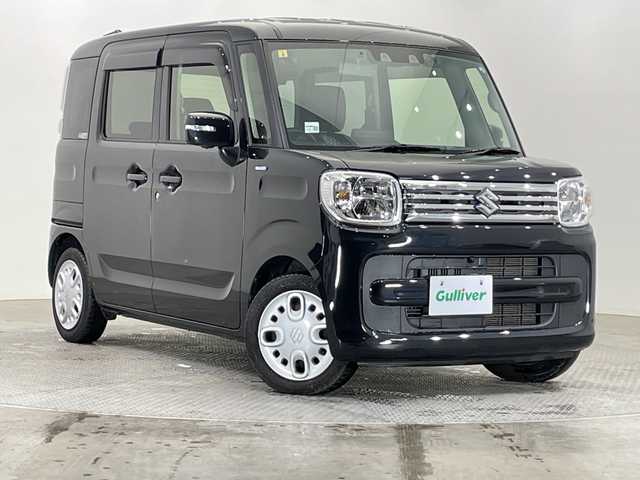 スズキ スペーシア HYBRID X 栃木県 2023(令5)年 2.7万km ブルーイッシュブラックパール3 純正ナビ/（CD/フルセグTV/Bluetooth/USB）/全方位カメラ　/禁煙車　/デュアルブレーキサポート　/スズキコネクト対応通信器装着車　/コーナーセンサー　/ＥＴＣ　/前方ドラレコ　/両側パワースライドドア　/運転席シートヒーター　/オートライト/ＬＥＤヘッドライト/スマートキー/プッシュスタート/アイドリングストップ/ステアリングスイッチ/ウインカーミラー/純正フロアマット/アップグレードパッケージ装着車/全方位モニター用カメラパッケージ装着車/スズキコネクト対応通信機器装着車/デュアルカメラブレーキサポート/レーン逸脱警告システム/メーカー９インチナビ・フルセグ/両側パワースライドドア/クルーズコントロール/ステアリングスイッチ/ドライブレコーダー/クリアランスソナー/シートヒーター/ETC/スマートキー/プッシュスタート/アイドリングストップ