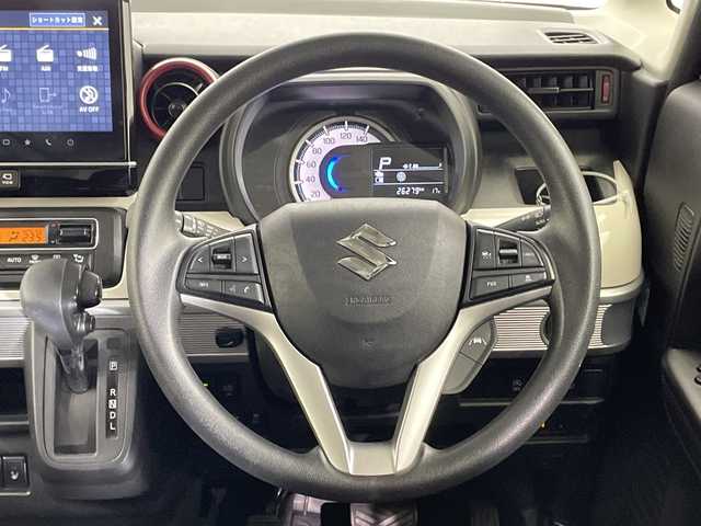 スズキ スペーシア HYBRID X 栃木県 2023(令5)年 2.7万km ブルーイッシュブラックパール3 純正ナビ/（CD/フルセグTV/Bluetooth/USB）/全方位カメラ　/禁煙車　/デュアルブレーキサポート　/スズキコネクト対応通信器装着車　/コーナーセンサー　/ＥＴＣ　/前方ドラレコ　/両側パワースライドドア　/運転席シートヒーター　/オートライト/ＬＥＤヘッドライト/スマートキー/プッシュスタート/アイドリングストップ/ステアリングスイッチ/ウインカーミラー/純正フロアマット/アップグレードパッケージ装着車/全方位モニター用カメラパッケージ装着車/スズキコネクト対応通信機器装着車/デュアルカメラブレーキサポート/レーン逸脱警告システム/メーカー９インチナビ・フルセグ/両側パワースライドドア/クルーズコントロール/ステアリングスイッチ/ドライブレコーダー/クリアランスソナー/シートヒーター/ETC/スマートキー/プッシュスタート/アイドリングストップ
