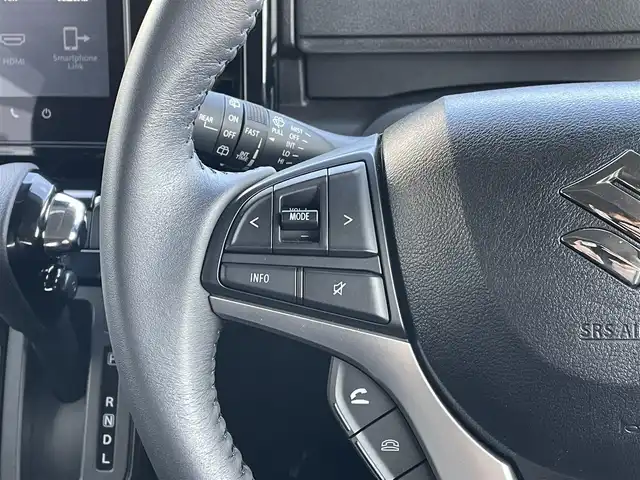 スズキ ソリオ バンディット HV MV 東京都 2025(令7)年 0.3万km キャラバンアイボリーPM ワンオーナー　/純正９型メモリナビ＆フルセグ /・BluetoothAudio/USB/・AppleCarPlay/AndroidAuto/アラウンドビューモニター /両側パワーうスライドドア/純正LEDヘッドライト/ヘッドアップディスプレィ /ブラインドスポットモニター/デュアルセンサーブレーキサポート /LEDヘッドライト /前席シートヒーター/レーンキープアシスト /360°ドライブレコーダー/純正フロアマット/I-STOP/横滑り防止/スマートキー/プッシュエンジンスタート/保証書＆取説