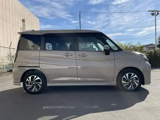 スズキ ソリオ バンディット HV MV 東京都 2025(令7)年 0.3万km キャラバンアイボリーPM ワンオーナー　/純正９型メモリナビ＆フルセグ /・BluetoothAudio/USB/・AppleCarPlay/AndroidAuto/アラウンドビューモニター /両側パワーうスライドドア/純正LEDヘッドライト/ヘッドアップディスプレィ /ブラインドスポットモニター/デュアルセンサーブレーキサポート /LEDヘッドライト /前席シートヒーター/レーンキープアシスト /360°ドライブレコーダー/純正フロアマット/I-STOP/横滑り防止/スマートキー/プッシュエンジンスタート/保証書＆取説