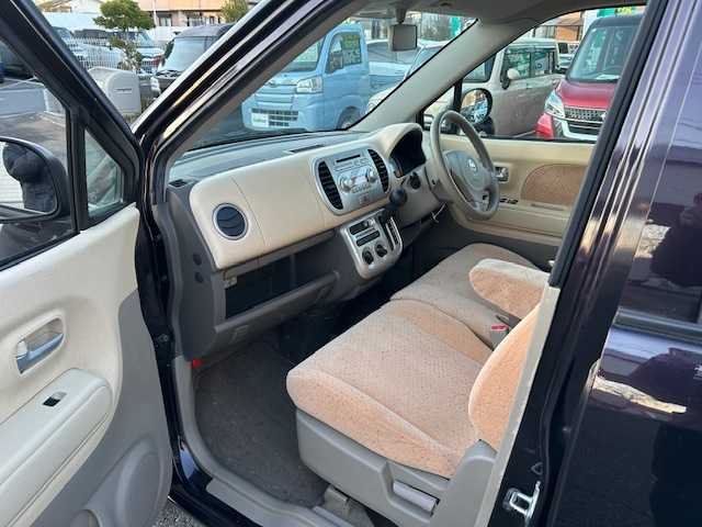 日産 モコ S 東京都 2010(平22)年 9.6万km ミステリアスバイオレットパール CDプレーヤー/純正フロアマット/リモコンキー/電格ミラー/ABS/パワーウィンドウ/パワーステアリング/Wエアバッグ/ハロゲンヘッドライト/保証書、取扱説明書