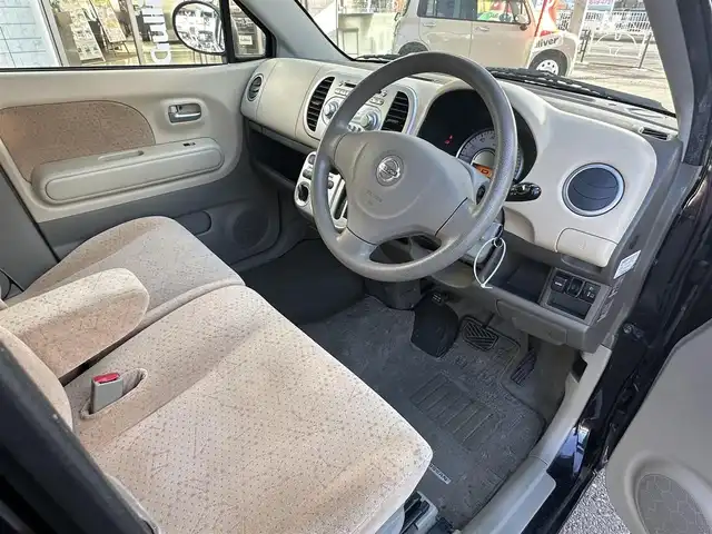 日産 モコ S 東京都 2010(平22)年 9.6万km ミステリアスバイオレットパール CDプレーヤー/純正フロアマット/リモコンキー/電格ミラー/ABS/パワーウィンドウ/パワーステアリング/Wエアバッグ/ハロゲンヘッドライト/保証書、取扱説明書