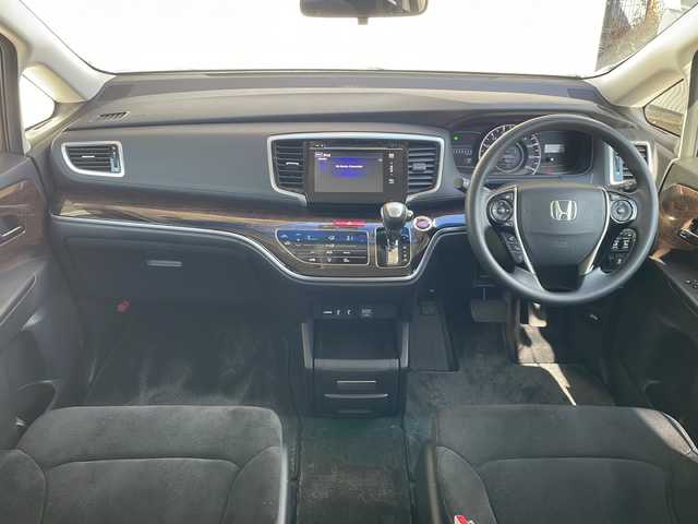 ホンダ オデッセイ G エアロパッケージ 長野県 2014(平26)年 7.8万km ホワイトオーキッドパール コンフォートビューパッケージ/純正インターナビフルセグTV/バックカメラ/ビルトインETC/ＬＥＤヘッドライト/両側パワースライドドア/クルーズコントロール/プッシュスタート/スマートキー/純正17インチアルミ