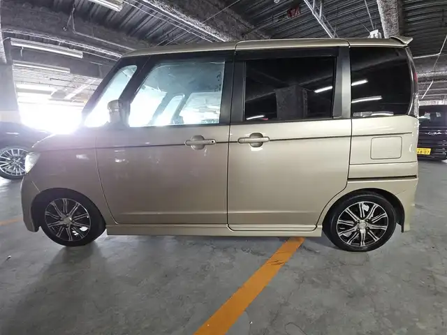 スズキ パレット ＳＷ XS 長崎県 2010(平22)年 5.4万km クリアベージュメタリック カロッツェリアナビ/フルセグTV/片側パワースライドドア/HIDヘッドランプ/オートライト/オートエアコン/ベンチシート/フルフラット/レザー調シートカバー付/社外14インチアルミホイール/スマートキー/プッシュエンジンスタート/禁煙車