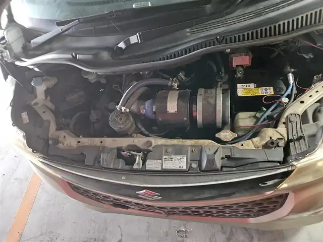 スズキ パレット ＳＷ XS 長崎県 2010(平22)年 5.4万km クリアベージュメタリック カロッツェリアナビ/フルセグTV/片側パワースライドドア/HIDヘッドランプ/オートライト/オートエアコン/ベンチシート/フルフラット/レザー調シートカバー付/社外14インチアルミホイール/スマートキー/プッシュエンジンスタート/禁煙車