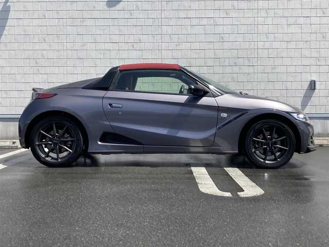 ホンダ Ｓ６６０ モデューロX 静岡県 2018(平30)年 5.6万km アドミラルグレーメタリック 純正オーディオ/専用本革巻きステアリング/ステアリングスイッチ/ステルスブラック塗装Modulo15インチアルミホイール/チタン製シフトノブ/スポーツブレーキパッド/Modulo専用フロアマット/ターボ/スマートキー＆プッシュスタート/ボルドーレッドロールトップ/黒赤スポーツレザーシート/クルーズコントロール/LEDオートヘッドライト/6速MT