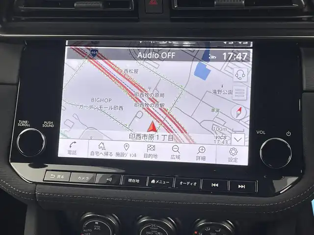 日産 フェアレディ Ｚ 千葉県 2024(令6)年 0.9万km ダークメタルグレー 6速MT/ワンオーナー/メーカーオプションナビ/・BT/TV/USB/AndroidAuto/バックカメラ/スポーツモード/ニスモエアロ/インテリジェントキー/スペアキー/プッシュスタートボタン/ビルトインETC2.0/革巻きステアリング/ステアリングスイッチ/Autoライト/レーダークルーズコントロール/オートマチックハイビーム/インテリジェントレーダーブレーキ/横滑り防止/LEDヘッドライト/フォグランプ/純正18インチアルミホイール/フロアマット/保証書/取扱説明書