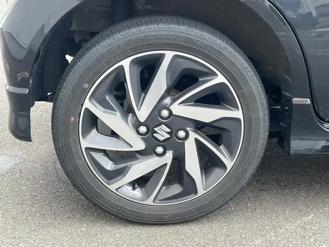 スズキ ワゴンＲ HYBRID FZ リミテッド 秋田県 2019(平31)年 4.8万km ブルーイッシュブラックパール3 ４WD/衝突軽減システム/社外メモリナビ/フルセグ/スズキ純正１５インチアルミ（夏タイヤ装着）/スマートキー/アイドリングストップ/プッシュスタート/レーンキープアシスト/オートマチックハイビーム/前席シートヒーター/ステアリングスイッチ/社外フロアマット/純正ドアバイザー/オートライト/オートエアコン/横滑り防止/盗難防止装置/寒冷地仕様/電動格納ウィンカーミラー/キーレスエントリー/保証書/取扱説明書/記録簿/スペアキー1本有