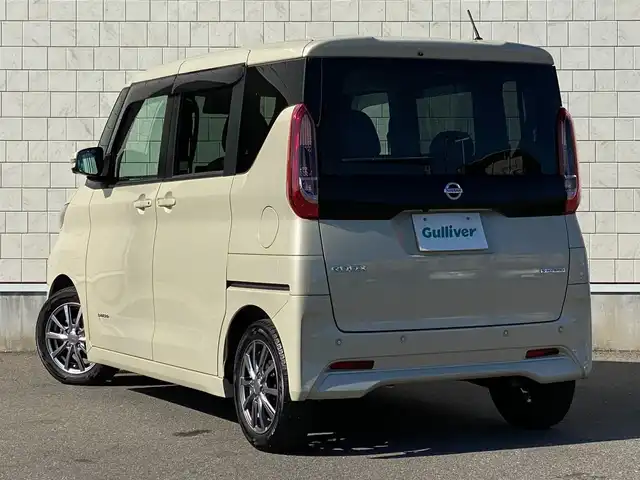 日産 ルークス X 岐阜県 2020(令2)年 5万km フローズンバニラパール ワンオーナー　/プロパイロット/ＣＤ／ＦＭ／ＡＭ　/アラウンドビューモニタ　/片側パワースライドドア　/純正フロアマット　/ドアバイザー　/社外14インチアルミホイール　/アイドリングストップ　/クリアランスソナー　/ブレーキホールド/保証書/取扱説明書