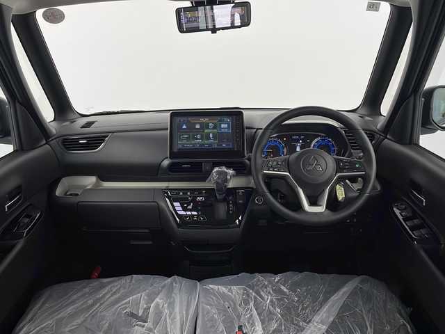 三菱 デリカミニ T プレミアム 愛知県 2025(令7)年 0.1千km アメジストブラック/シルキーホワイト 届出済未使用車/ルーフレール/サイドデカール/ e-Assist/・衝突被害軽減ブレーキシステム/・踏み間違い衝突防止アシスト/・マイパイロット/・車線逸脱警報システム/・レーダークルーズコントロール/・マルチアラウンドモニター/ MI-PILOT/・レーダークルーズコントロール［ACC］/・車線維持支援機能［LKA］/（全車速追従機能付）/プッシュスタート/アイドリングストップ/パドルシフト/純正9型ディスプレイオーディオ/Bluetooth/Apple Carplay/デジタルインナーミラー/両側パワースライドドア/ハーフレザーシート/シートヒーター/ステアリングヒーター/パーソナルテーブル/後席ロールサンシェード/オートLEDヘッドライト/15インチ純正アルミホイール/スマートキー