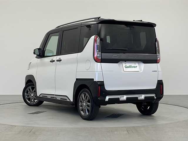 三菱 デリカミニ T プレミアム 愛知県 2025(令7)年 0.1千km アメジストブラック/シルキーホワイト 届出済未使用車/ルーフレール/サイドデカール/ e-Assist/・衝突被害軽減ブレーキシステム/・踏み間違い衝突防止アシスト/・マイパイロット/・車線逸脱警報システム/・レーダークルーズコントロール/・マルチアラウンドモニター/ MI-PILOT/・レーダークルーズコントロール［ACC］/・車線維持支援機能［LKA］/（全車速追従機能付）/プッシュスタート/アイドリングストップ/パドルシフト/純正9型ディスプレイオーディオ/Bluetooth/Apple Carplay/デジタルインナーミラー/両側パワースライドドア/ハーフレザーシート/シートヒーター/ステアリングヒーター/パーソナルテーブル/後席ロールサンシェード/オートLEDヘッドライト/15インチ純正アルミホイール/スマートキー