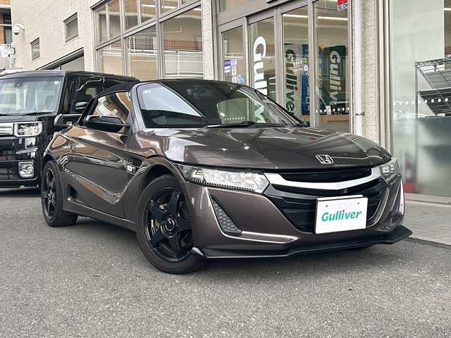 ホンダ Ｓ６６０ α 特別仕様車ブルーノレザーED 高知県 2017(平29)年 16.8万km ベルベットマルーンメタリック トラストマフラー/リアスポイラー/16インチSSRIIIアルミホイール/ディスプレイオーディオ/Bluetooth接続/ステアリングスイッチ/パドルシフト/茶ハーフレザー/バックカメラ/スマートキー/クルコン/ドラレコ/純正フロアマット/オートライト/LEDヘッドライト