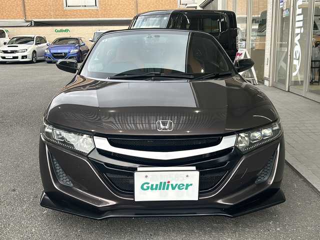 ホンダ Ｓ６６０ α 特別仕様車ブルーノレザーED 高知県 2017(平29)年 16.8万km ベルベットマルーンメタリック トラストマフラー/リアスポイラー/16インチSSRIIIアルミホイール/ディスプレイオーディオ/Bluetooth接続/ステアリングスイッチ/パドルシフト/茶ハーフレザー/バックカメラ/スマートキー/クルコン/ドラレコ/純正フロアマット/オートライト/LEDヘッドライト
