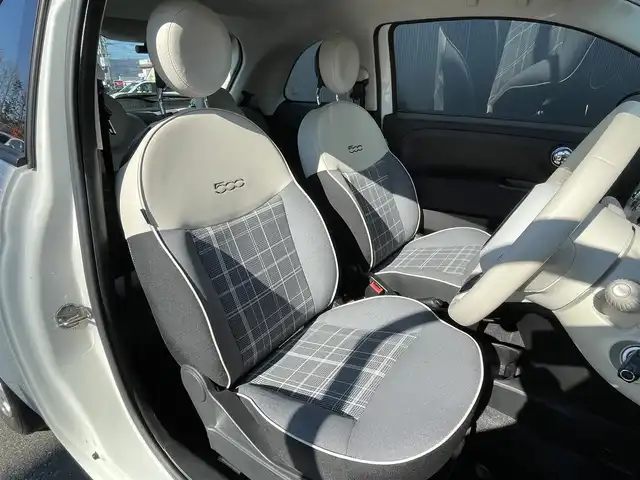 フィアット ５００ 1．2 ポップ 長野県 2018(平30)年 5.5万km 白 １オーナー/　後期型/　純正オーディオ/　ＡｐｐｌｅＣａｒＰｌａｙ/　ｂｌｕｅｔｏｏｔｈ/　ＵＳＢ/　アイドリングストップ/　キーレス/　禁煙車/　サイドエアバック/　保証書・取説・スペアキー