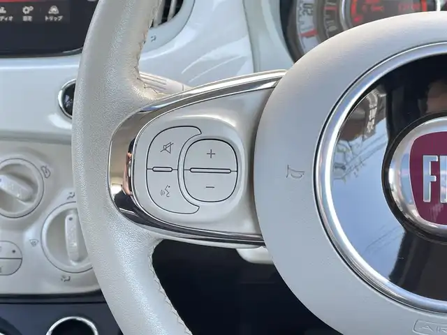 フィアット ５００ 1．2 ポップ 長野県 2018(平30)年 5.5万km 白 １オーナー/　後期型/　純正オーディオ/　ＡｐｐｌｅＣａｒＰｌａｙ/　ｂｌｕｅｔｏｏｔｈ/　ＵＳＢ/　アイドリングストップ/　キーレス/　禁煙車/　サイドエアバック/　保証書・取説・スペアキー