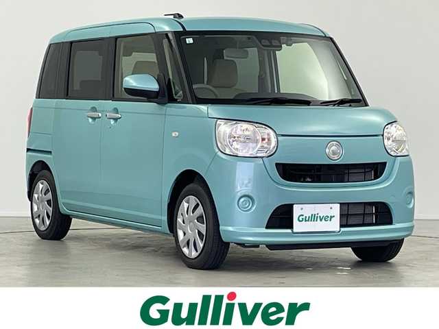 ダイハツ ムーヴ キャンバス X SA Ⅲ 岐阜県 2021(令3)年 1.6万km ファインミントメタリック 純正ナビ　/フルセグＴＶ　/両側パワースライドドア　/プッシュスタート　/レーンキープアシスト　/アイドリングストップ　/バックカメラ　/スマートキー　/衝突回避支援ブレーキ機能/衝突警報機能（対車両・対歩行者）/車線逸脱警報機能/誤発進抑制制御機能/先行車発進お知らせ機能/コーナーセンサー（前方・後方）/オートハイビーム/横滑り防止装置　/オートライト　/オートマチックハイビーム/ＥＴＣ/電格ミラー