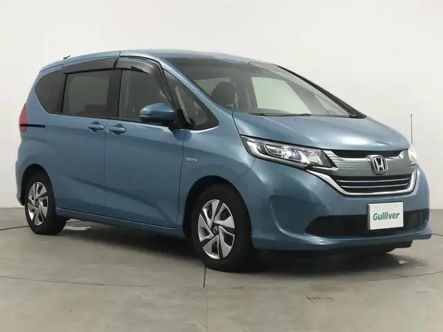 ホンダ フリード ハイブリット 愛知県 2017(平29)年 3.8万km ブルーホライゾンM 純正7インチナビ/バックカメラ/ワンセグTV/ホンダセンシング/衝突被害軽減システム/クルーズコントロール/横滑り防止装置/レーンキープアシスト/オートライト/LEDヘッドライト/両側パワースライドドア/ETC/純正AW/純正フロアマット/プッシュスタート/スマートキー/スペアキー