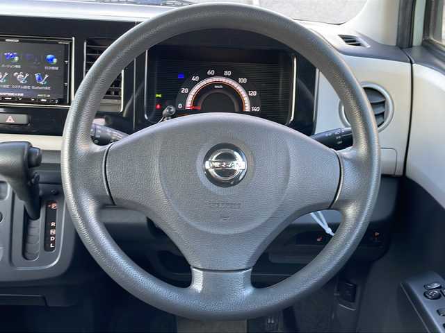 日産 モコ S FOUR 福島県 2012(平24)年 2.5万km アロマティックアクア 4WD ナビ フルセグTV　Bluetooth CD DVD再生　運転席シートヒーター ライトレベライザー リモコンキー 社外13インチアルミホイール ドアバイザー ベンチシート