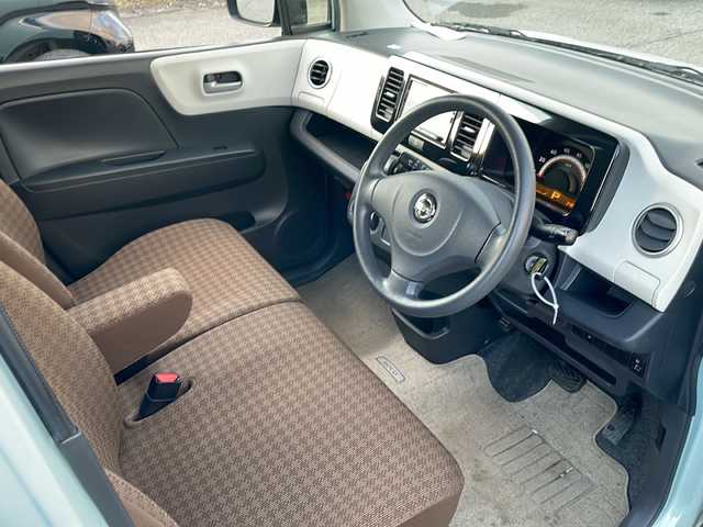 日産 モコ S FOUR 福島県 2012(平24)年 2.5万km アロマティックアクア 4WD ナビ フルセグTV　Bluetooth CD DVD再生　運転席シートヒーター ライトレベライザー リモコンキー 社外13インチアルミホイール ドアバイザー ベンチシート