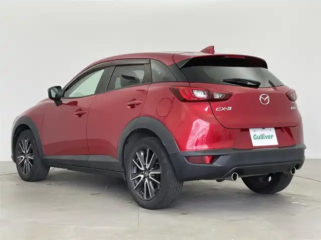 マツダ ＣＸ－３ XD 富山県 2017(平29)年 4.3万km ソウルレッドプレミアムメタリック 純正ナビ（AM/FM/DVD/BT/ワンセグ）/バックカメラ/ETC/衝突被害軽減システム/横滑り防止装置/アイドリングストップ/オートLEDライト/純正アルミホイール/純正フロアマット/革巻きステアリング/ステアリングスイッチ/スマートキー/スペアキー