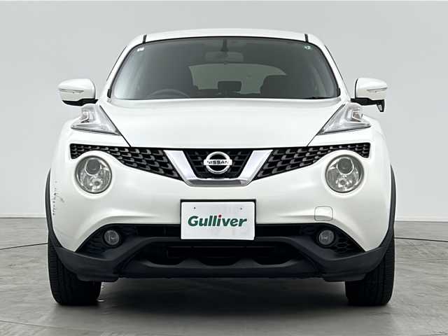 日産 ジューク 15RX 三重県 2015(平27)年 4.6万km ブリリアントホワイトパール 禁煙車/純正SDナビ/CD/DVD/SD/BT/フルセグTV/ETC/プッシュスタート/電動格納ミラー/オートライト/スマートキー