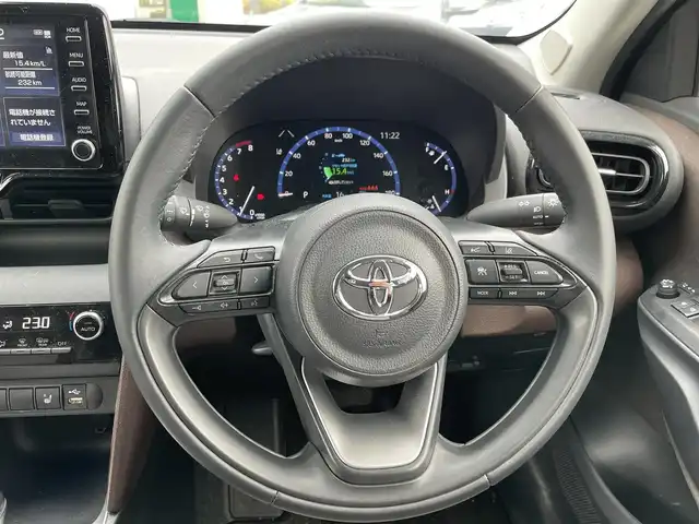 トヨタ ヤリスクロス Z 宮城県 2021(令3)年 2.8万km ベージュ 純正ディスプレイオーディオ　MAP無（FM:AM:BT）/レーダークルーズコントロール/レーンキープアシスト/全周囲カメラ/バックカメラ/D/Nシートヒーター/D席パワーシート/BSM/社外ドラレコ前後/プリクラッシュセーフティー/パワーバックドア/ブレーキホールド/ビルトインETC/コーナーセンサー