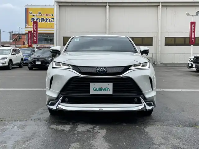 トヨタ ハリアー ハイブリッド Z レザーパッケージ 群馬県 2021(令3)年 2.9万km ホワイトパールクリスタルシャイン 純正12・3インチナビ/フルセグTV・Bluetooth・Miracast・AUX・USB・FM・AM/モデリスタフルエアロ/アダクティブクルーズコントロール/レザーシート/シートヒーター/エアシート/ハンドルヒーター/Bカメラ/前後コーナーセンサー/ドラレコ付きデジタルインナーミラー/JBL/電動リアゲート/パワーシート（D/N席）/シートメモリー/オートアウェイ機能/BSM/電動パーキングブレーキ/オートライト/オートハイビーム