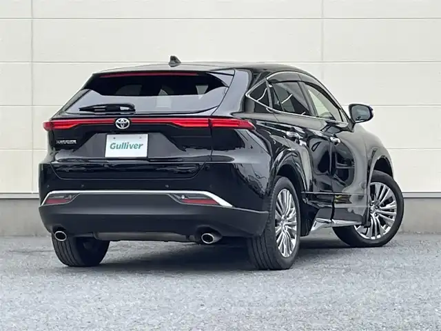 トヨタ ハリアー Z レザーパッケージ 茨城県 2022(令4)年 4.7万km ブラック 革巻きステアリング/調光パノラマルーフ/12インチメーカーナビ/JBLサウンド/バックカメラ/パワーバックドア/デジタルインナーミラー/LEDヘッドライト/ハーフレザーシート/メモリーパワーシート/シートヒーター/シートベンチレーション/トヨタセーフティセンス/レーダークルーズコントロール/モデリスタ製サイドエアロ/ヘッドアップディスプレイ/BSM/ワイヤレス充電器/寒冷地仕様