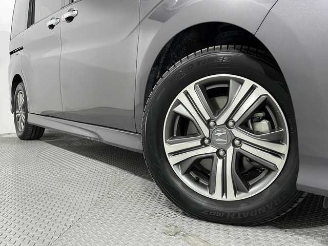 ホンダ ステップワゴン スパーダ ハイブリッド B ホンダセンシング 広島県 2018(平30)年 3.5万km モダンスティールM 禁煙車/純正ナビ(VXM-184Ci)/バックカメラ/両側パワースライドドア/レーダークルーズコントロール/電動パーキングブレーキ/ドラレコ/ＥＴＣ/コーナーセンサー/衝突軽減/レーンキープ/踏み間違い防止/ＬＥＤヘッドライト