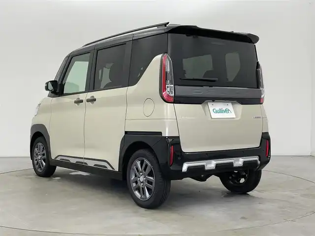三菱 デリカミニ T プレミアム 富山県 2025(令7)年 0.1万km未満 アイボリーⅡ 登録済未使用車/4WD/純正9型DA（AM/FM/USB/BT）/アラウンドビューモニター/両側パワースライドドア/衝突被害軽減ブレーキ/アダプティブクルーズコントロール/レーンキープアシスト/コーナーセンサー前後/オートマチックハイビーム/LEDヘッドライト/ハーフレザーシート/前席シートヒーター/ステアリングヒーター/デジタルインナーミラー/電動パーキングブレーキ/オートブレーキホールド/スマートキー×２/取扱説明書/保証書