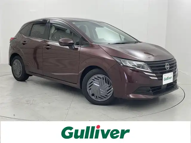 日産 ノート X 茨城県 2024(令6)年 0.4万km バーガンディー 純正9型ナビ/全方位カメラ/フルセグ/HDMI/置くだけ充電/デジタルインナーミラー/衝突被害軽減ブレーキ/車線逸脱抑制装置/オートマチックハイビーム/ソナー/ETC2.0/LEDヘッドライト/スマートキー