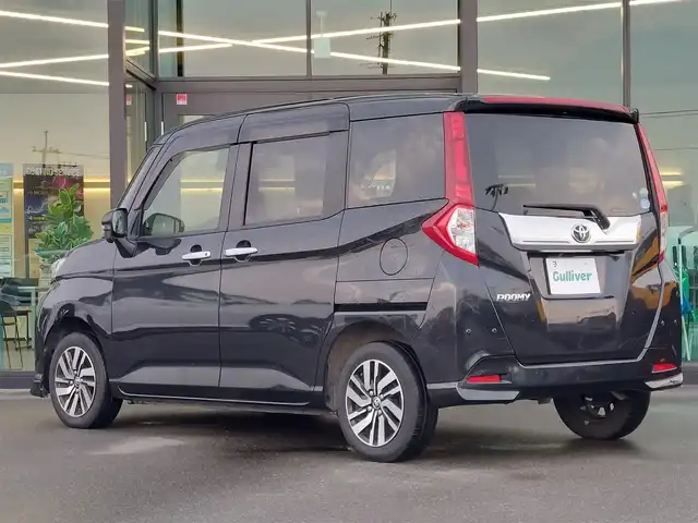 トヨタ ルーミー カスタムG 東京都 2020(令2)年 4.4万km ブラックマイカメタリック 純正ナビ/Bluetooth/オートマティックハイビーム/純正アルミホイール/両側パワースライドドア/バックカメラ/プッシュスタート/ETC/クルーズコントロール/スマートアシスト/衝突軽減ブレーキ/純正フロアマット/アイドリングストップ/取扱説明書/スペアキー
