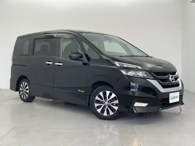 日産 セレナ ハイウェイスター 愛知県 2017(平29)年 3.8万km ダイヤモンドブラック 社外ナビ/・Bluetooth/・CD/DVD/・フルセグテレビ/・SD音楽録音/バックカメラ/両側パワースライドドア/衝突軽減ブレーキ/レーンキープアシスト/オートマチックハイビーム/クルーズコントロール/前後ドライブレコーダー/ETC/LEDヘッドライト