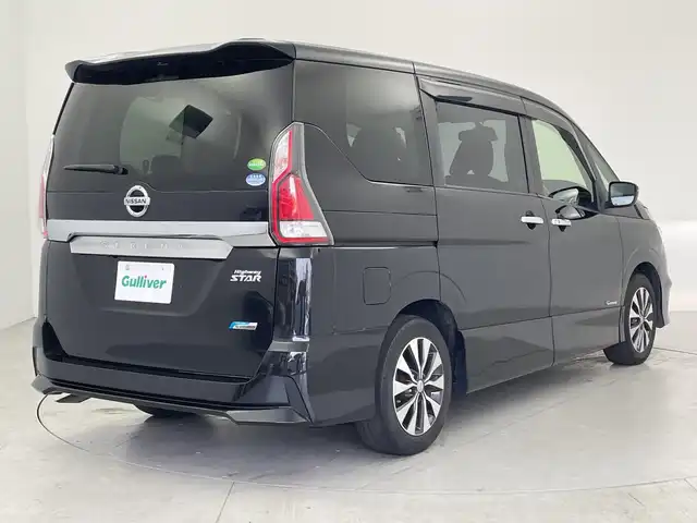 日産 セレナ ハイウェイスター 愛知県 2017(平29)年 3.8万km ダイヤモンドブラック 社外ナビ/・Bluetooth/・CD/DVD/・フルセグテレビ/・SD音楽録音/バックカメラ/両側パワースライドドア/衝突軽減ブレーキ/レーンキープアシスト/オートマチックハイビーム/クルーズコントロール/前後ドライブレコーダー/ETC/LEDヘッドライト